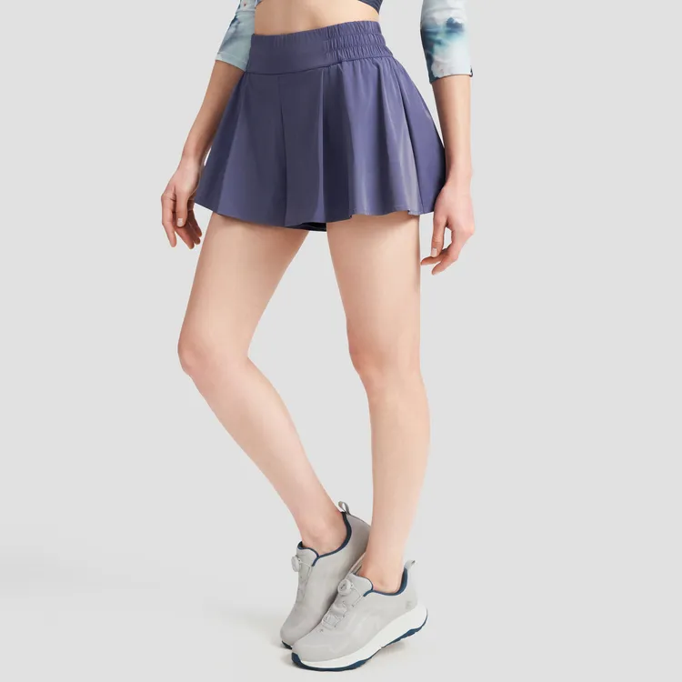 DESCENTE X MIKA NINAGAWA Casual Shorts Women's DB DARK BLUE-3