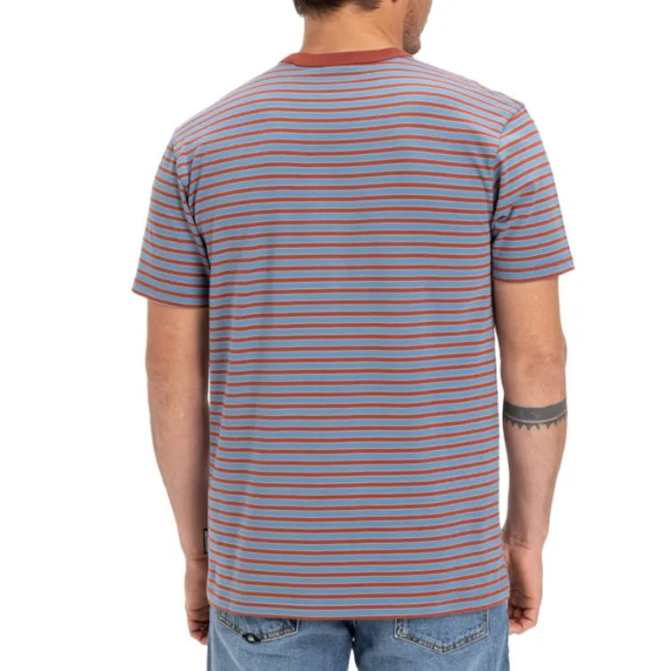 Quiksilver T Shirts Men Blue BLQ3-1
