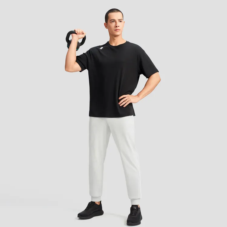 DESCENTE Set in Sleeve T Shirt Unisex-14