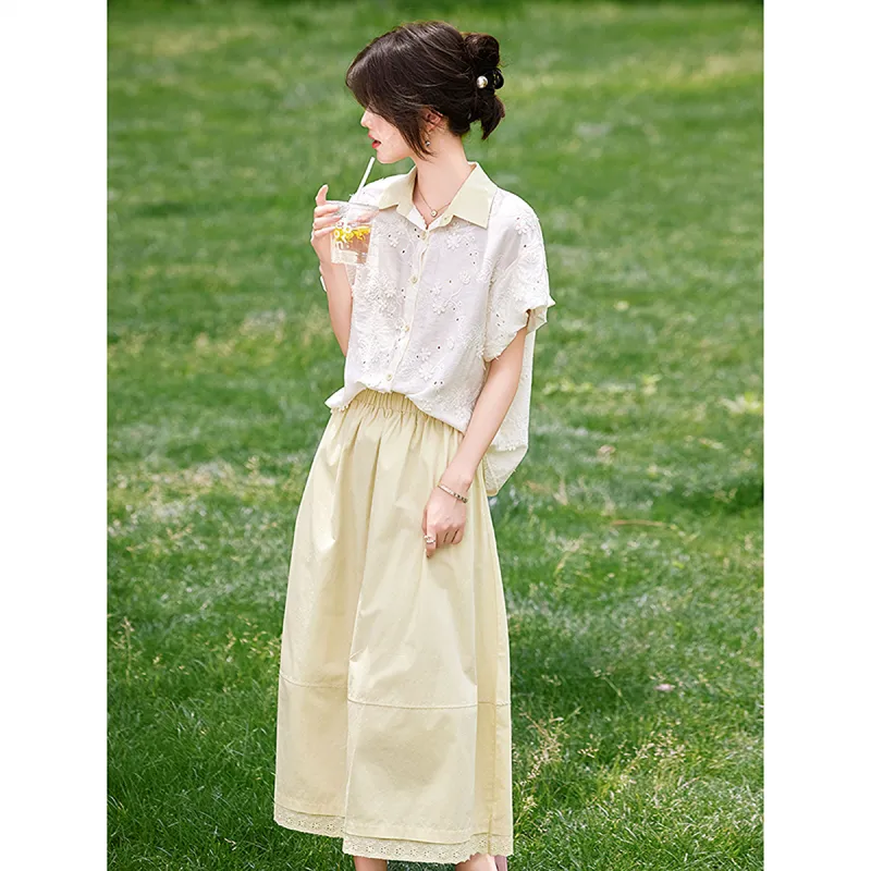 A Paradise For Awakening Skirt Set Women's-5