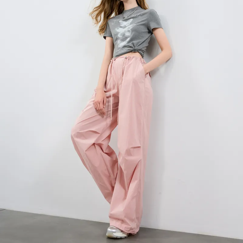 3COLOUR Cargo Pants Women's Orange Pink-2
