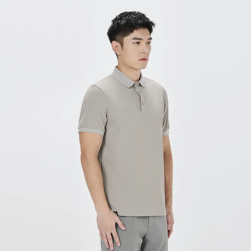 LESS IS MORE Polo Shirt Men's Gray Khaki 24XTX6242Y-3
