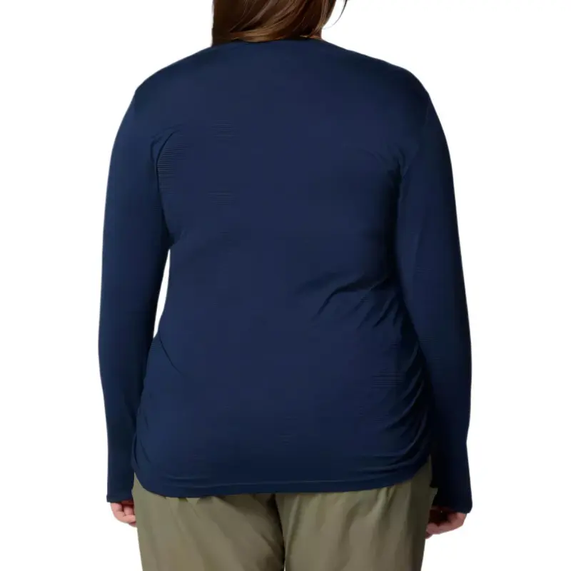 Columbia Leslie Falls Drop Shoulder Sleeve T-Shirt Women's University Marine-1
