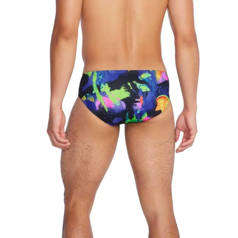 Speedo Men's Printed One Brief Cobalt Blue Swimming Shorts Men's-3