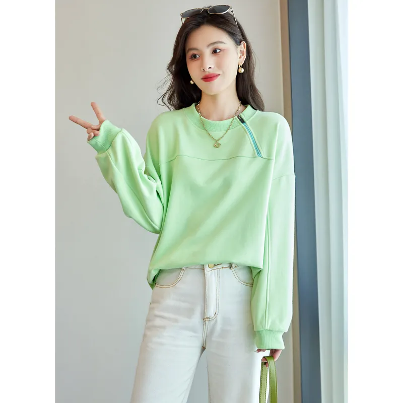 Like The Age Of Water Sweatshirt Women's Neon Green-1