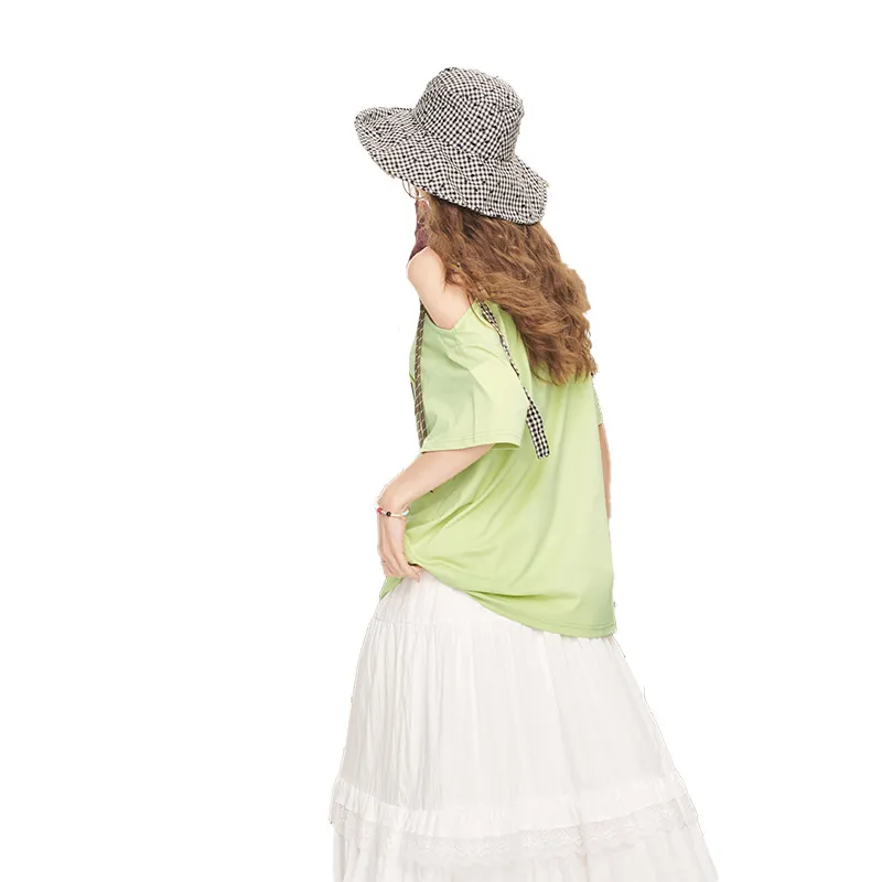 ELF SACK T Shirts Women's Fox Verdant Green-1