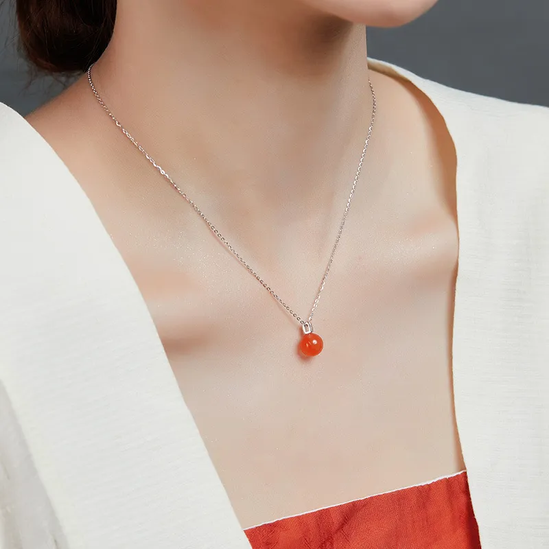 Royal Heaven's Choice Hetian Jade Necklaces Pale Greenish White Jade Unisex-2
