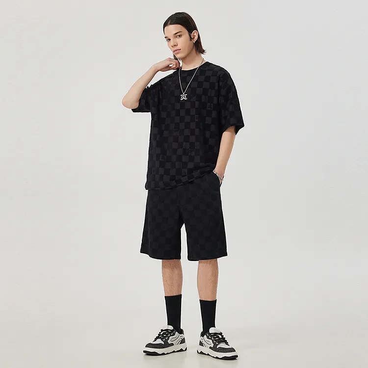 Cabbeen T Shirts Men Coal Black 01-4