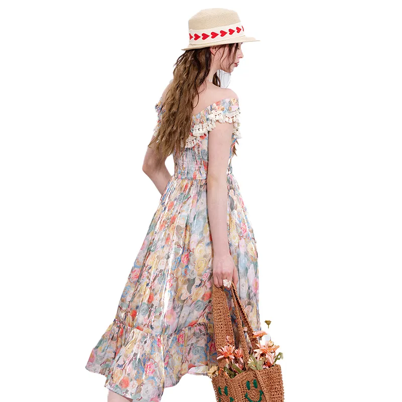 ELF SACK Slip Dress Women's Romantic Yellow-1