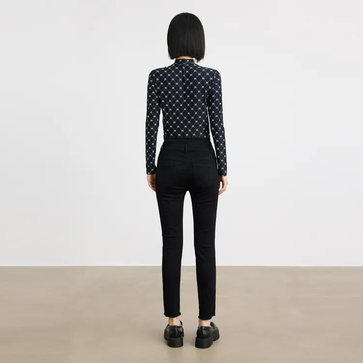 SHUIYUNJIAN Casual Pants Women's Black-5