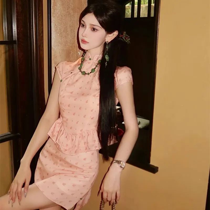 QYPRF Two Piece Skirt Sets Women's-2