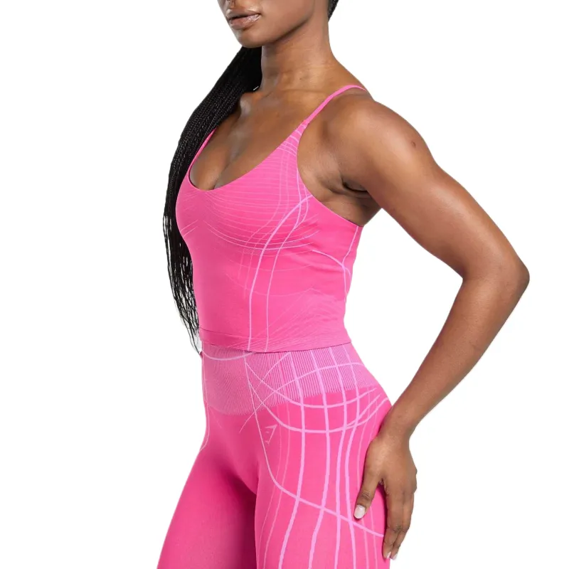 GYMSHARK Sport Vests Women's Pink-2