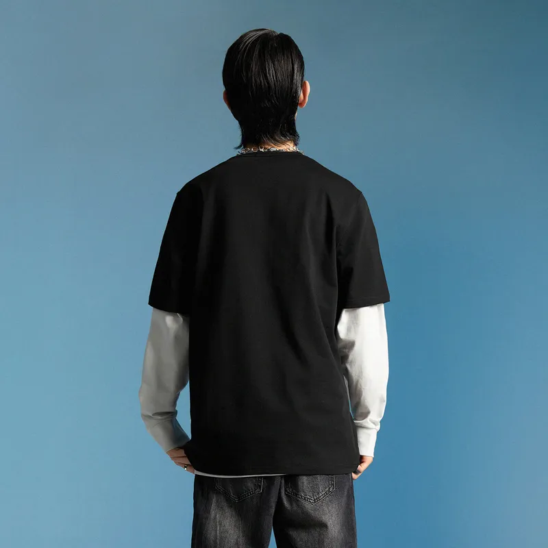 HLA JEANS T Shirts Men Black 42-2