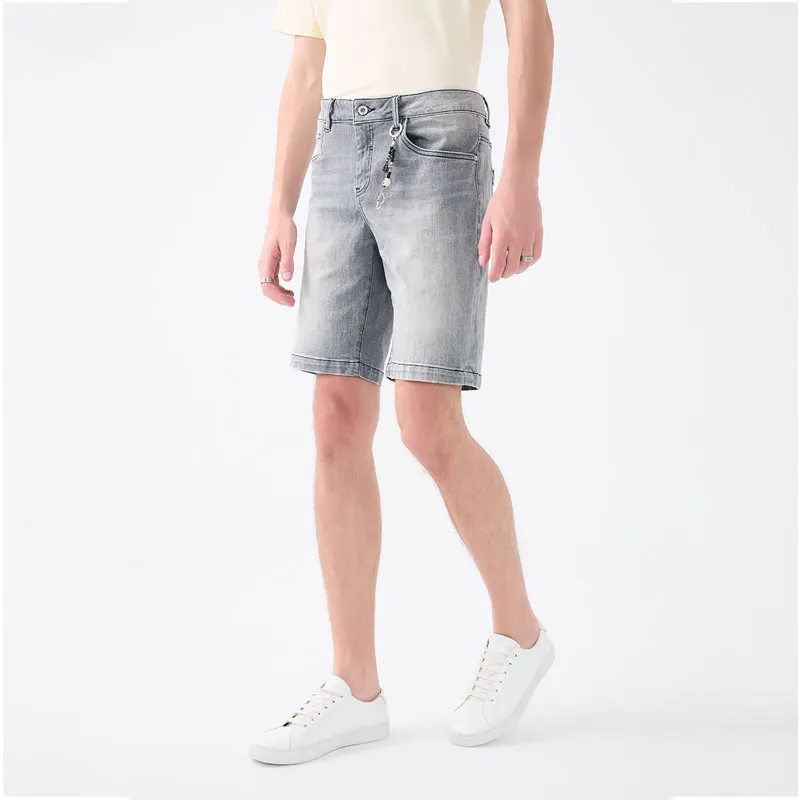 DAVID NAMAN Casual Shorts Men Gray-7