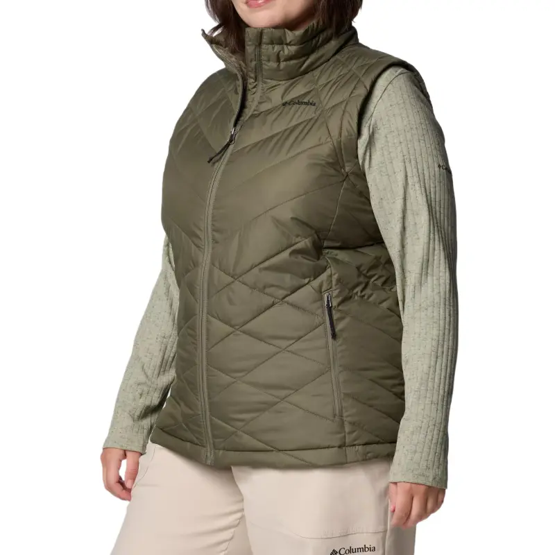Columbia Heavenly 2 Vest Women's Green-2