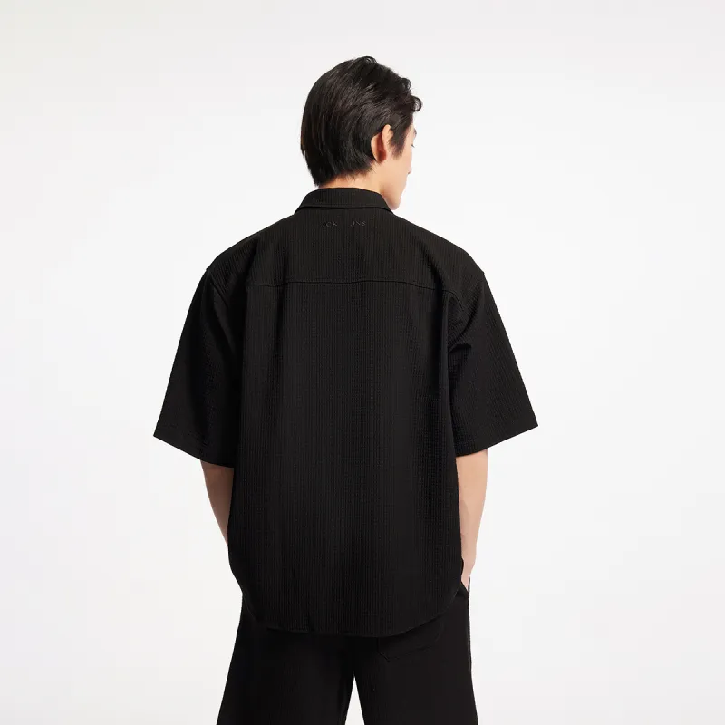 JACK JONES· Shirt Men's E40 Black-4