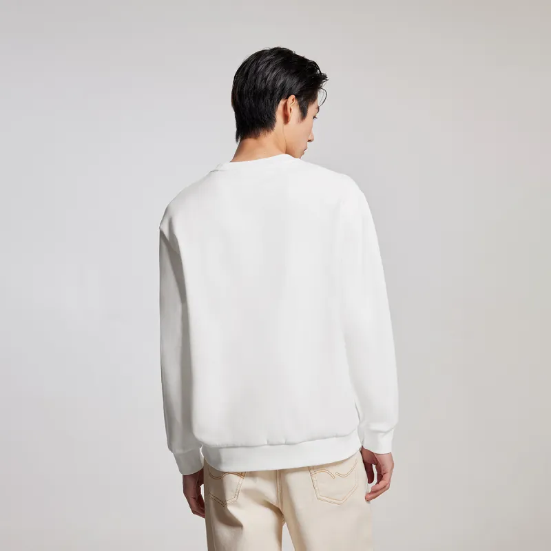 JACK JONES· Long Sleeved Sweatshirt Men's Snow White-3