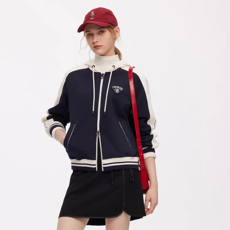 Teenie Weenie Sweatshirt Women's Navy Blue-0