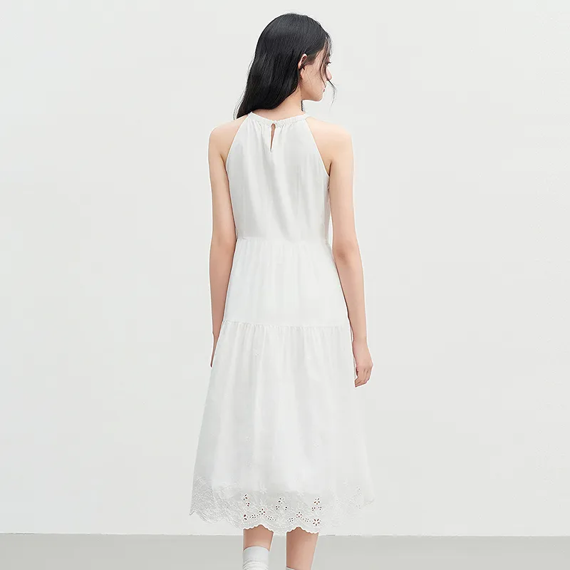 LEDIN Sleeveless Dress Women's Bright White-6
