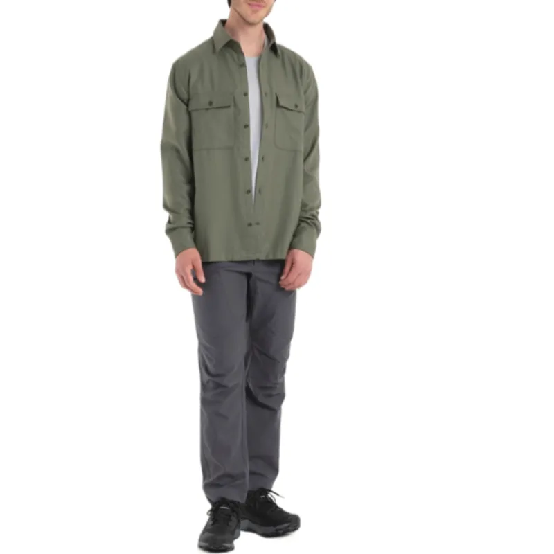 Icebreaker Shirt Men's Olive Green-2
