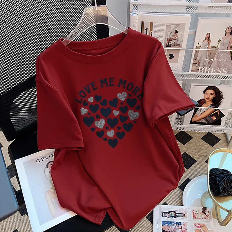 FAIRWHALE Drop Shoulder Sleeve T Shirt Women's-8