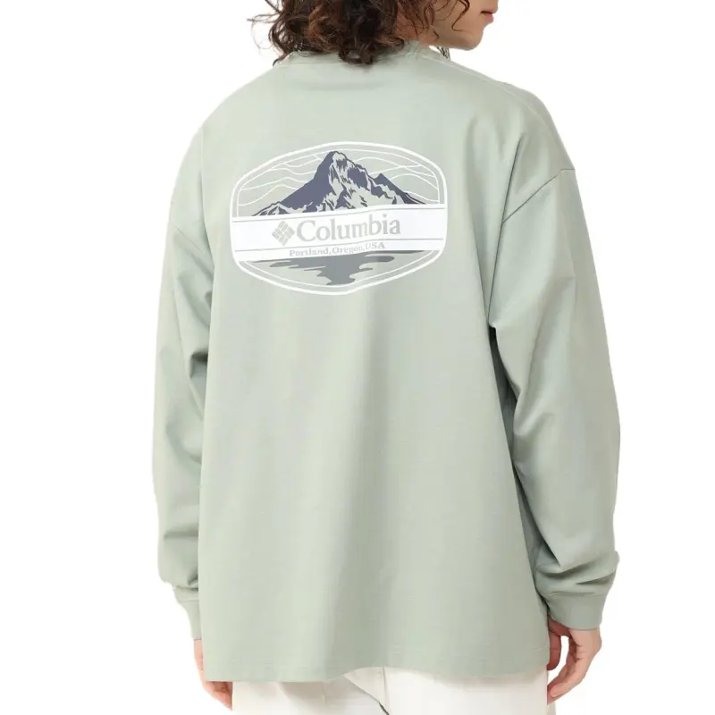 Columbia T Shirt Unisex Light Green-3