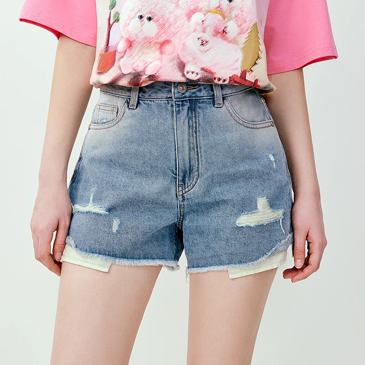 LEDIN Denim Shorts Women's-3
