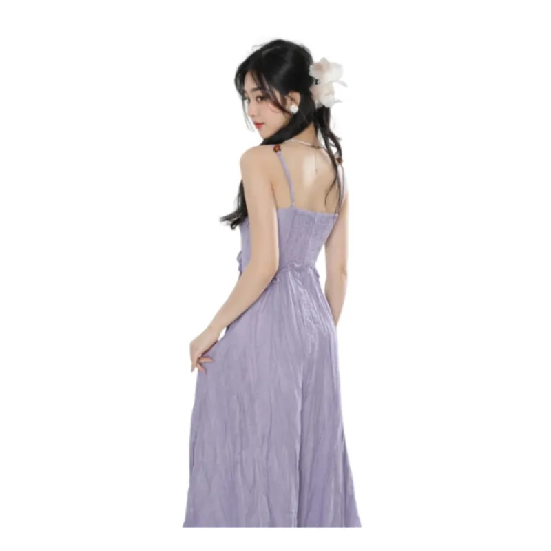 AURORA MUSE Slip Dress Women's Purple-1