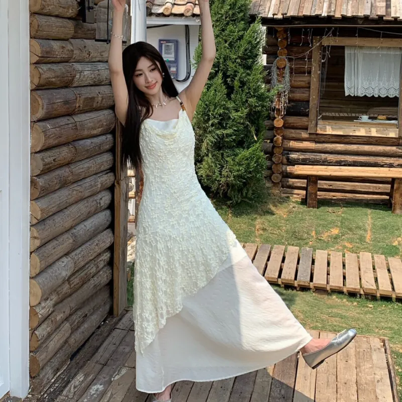 BEAUTIFUL CONFESSION Slip Dress Women's Apricot-3