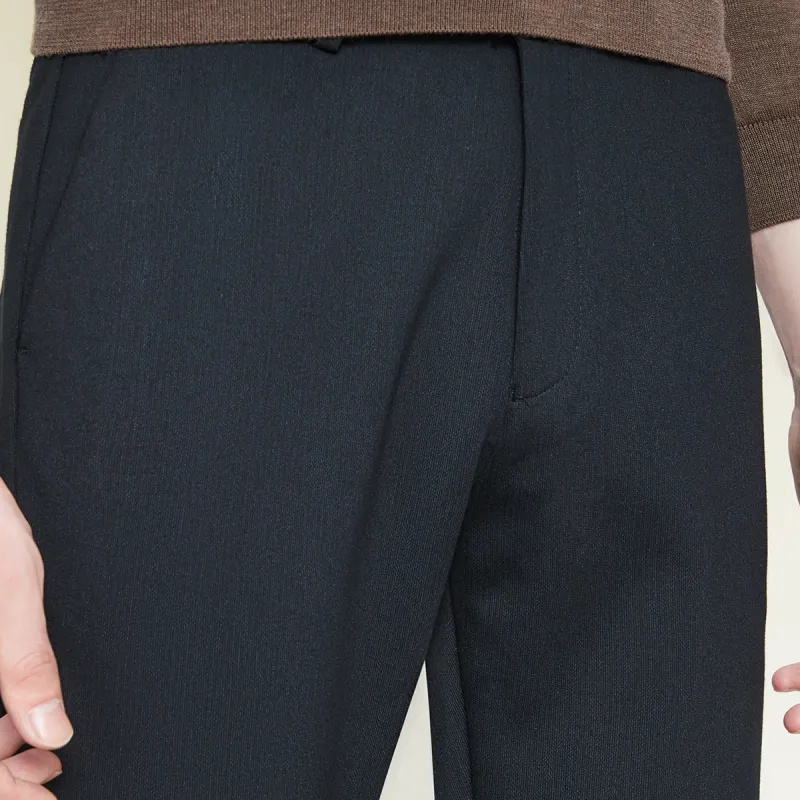 Red Bean Casual Pants Men's Navy Blue-5