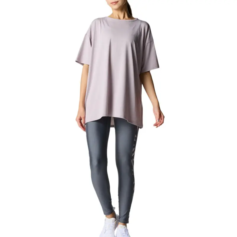 Under Armour Tech Drop Shoulder Sleeve T Shirt Women's Gray-2