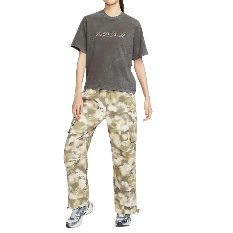 Nike Sportswear Regular T Shirt Women's Baroque Brown/Olive Green-2
