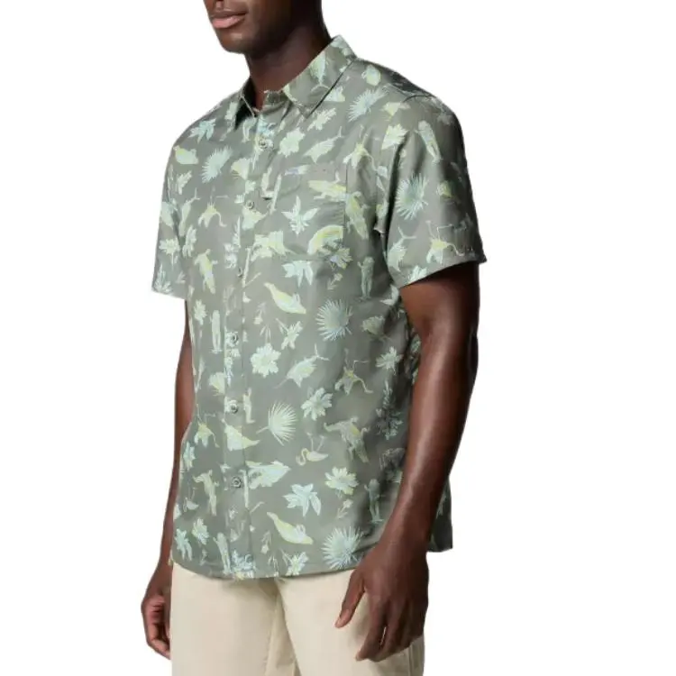 Columbia PFG Super Slack Tide Shirt Men's ÍTica: Cypress Color-2