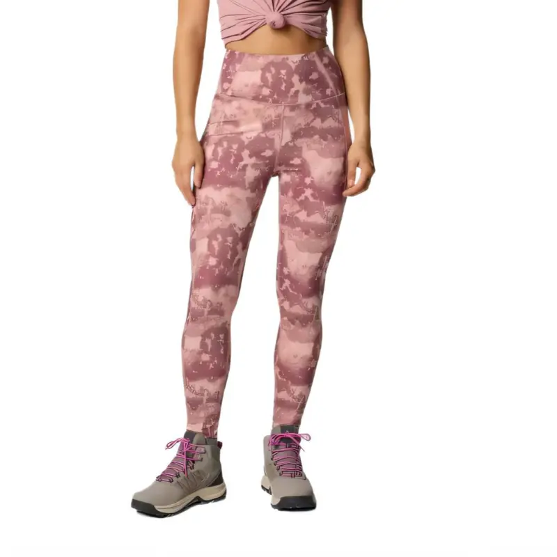 Columbia BoundlessTrek Omni-Wick Athletic Trousers Women's Rubber Eraser Pink Decoration Camouflage-3