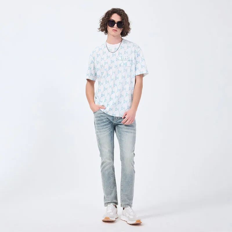 DAVID NAMAN Summer T Shirt Men's-5