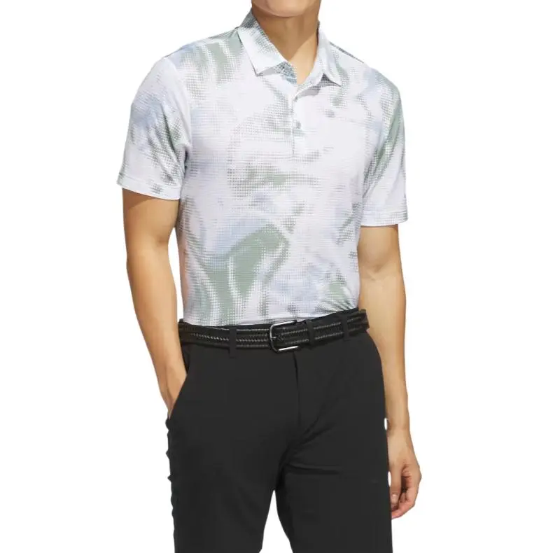Adidas Free Shipping With AdiClub Ultimate365 Printed Mesh Polo Shirt-1