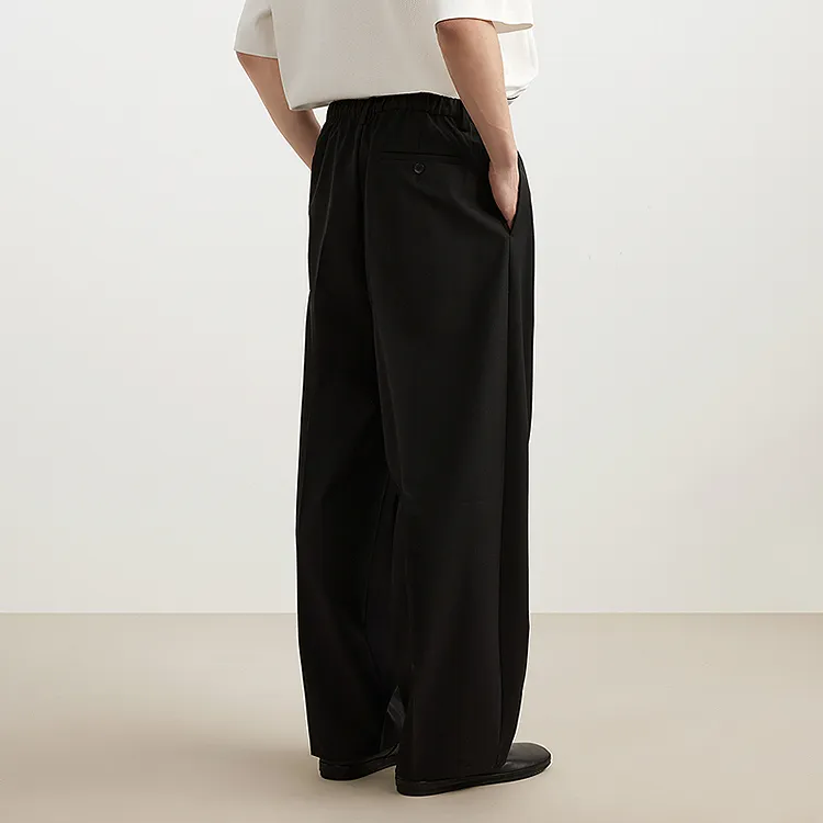 CROQUIS Casual Pants Men's 001 Jet Black-3