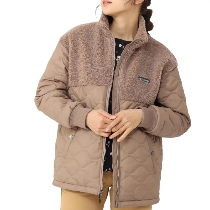 Columbia ESCAPE Puffer Jacket Women's Gray Brown-4