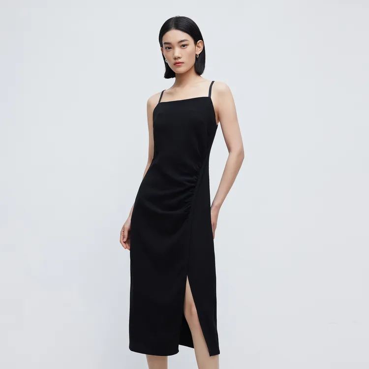 SHUIYUNJIAN Slip Dress Women's Black-2