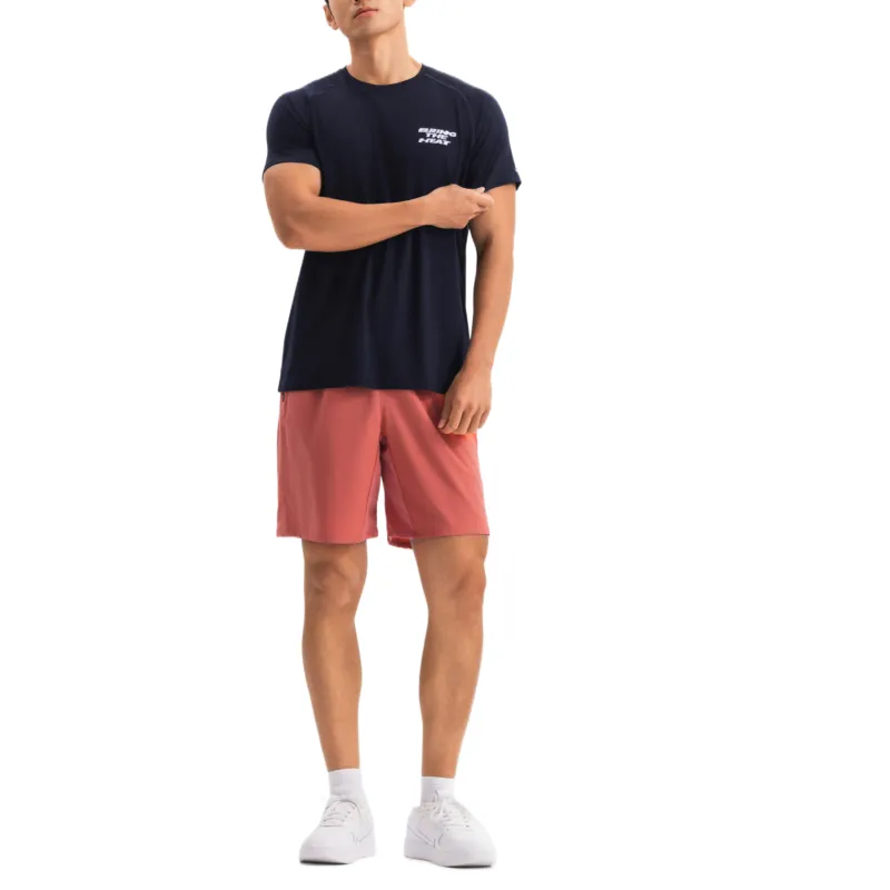 DECATHLON Sports Shorts Men's Red Pomegranate-1