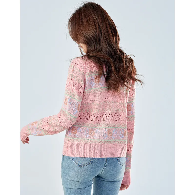 Love Elaine Knitwear Women's Pink-3