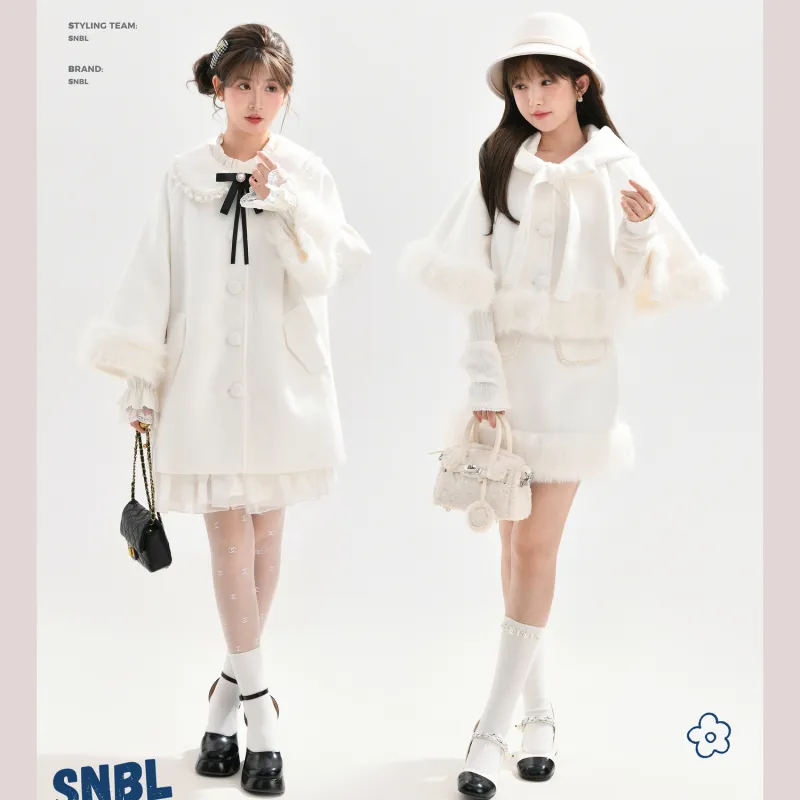 SNBL Coats Women's White-7