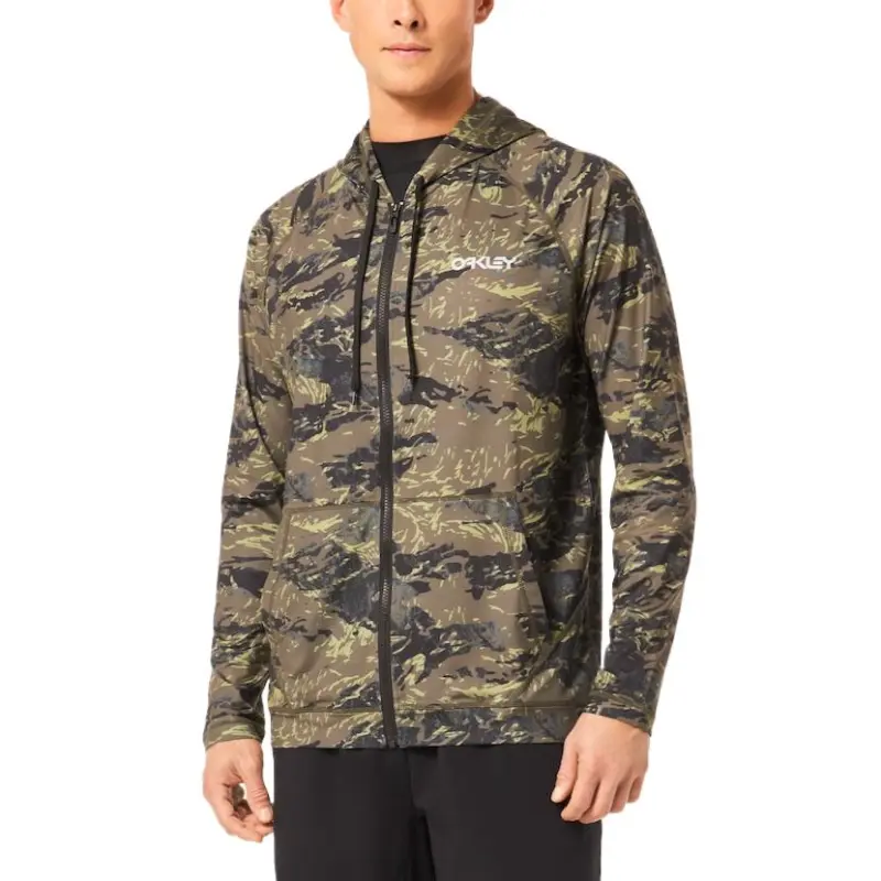 Oakley Sweatshirt Men's Tiger Mountain Camo Colorful Blue-5