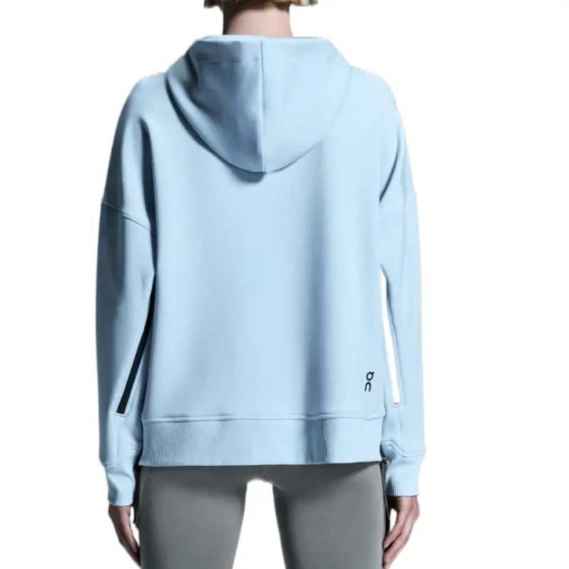 On Hoodie Sweatshirt Women's Blue-1