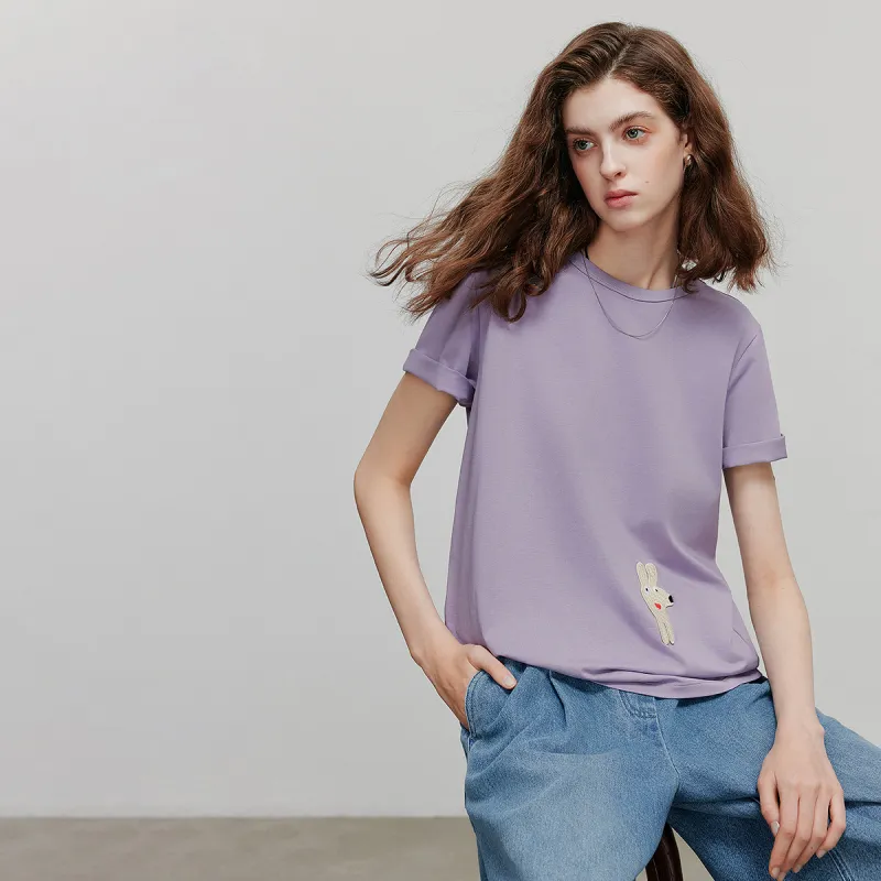 Initial Language T Shirt Women's-10
