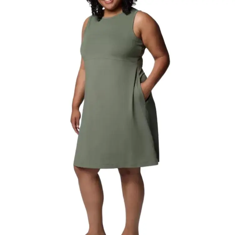 Columbia PFG Freezer Sleeveless Dress Women's Plum Tree-3