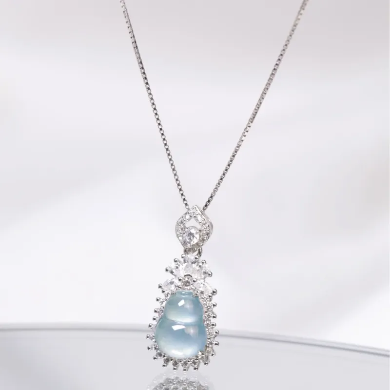 KALAIYIN Ice Glutinous Jadeite Necklaces Unisex-2