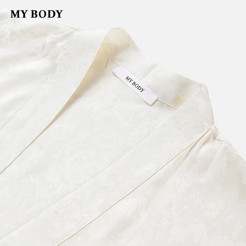 MY BODY Pajama Set Women's White-1