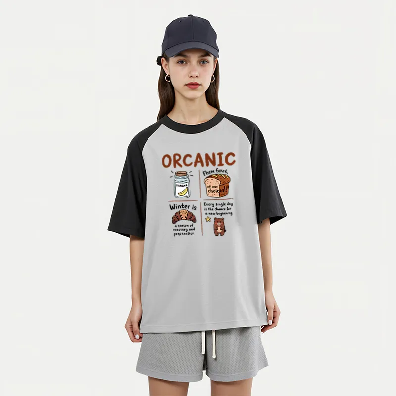 FAIRWHALE Raglan Sleeve T Shirt Women's-2