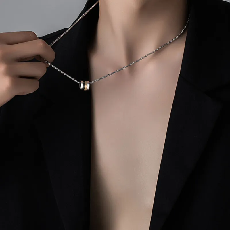 GUDUD Titanium Steel Necklaces Unisex Brand New-2
